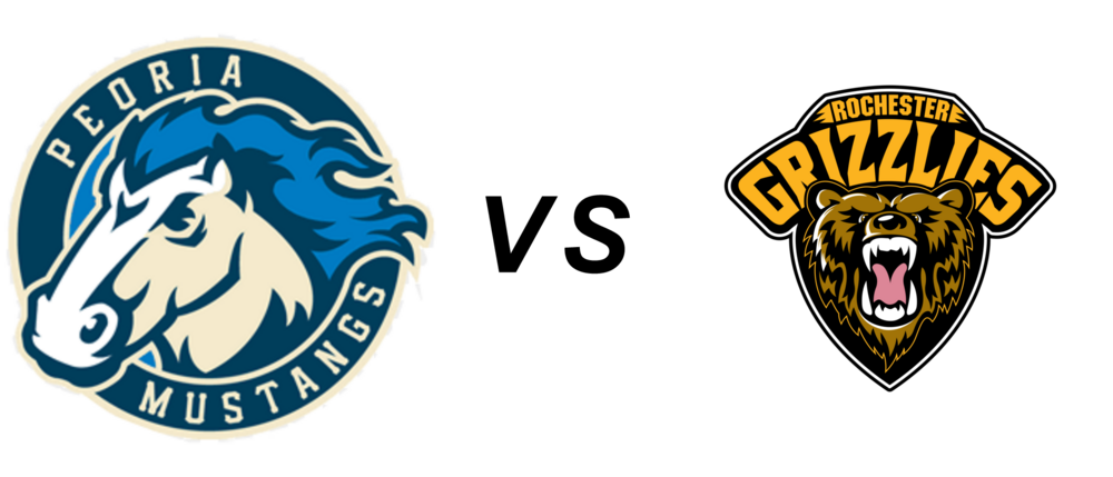 Peoria Mustangs vs Rochester Grizzlies
