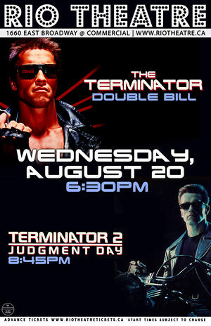 The Terminator: T1+ T2 (Single & Double Feature Tickets)