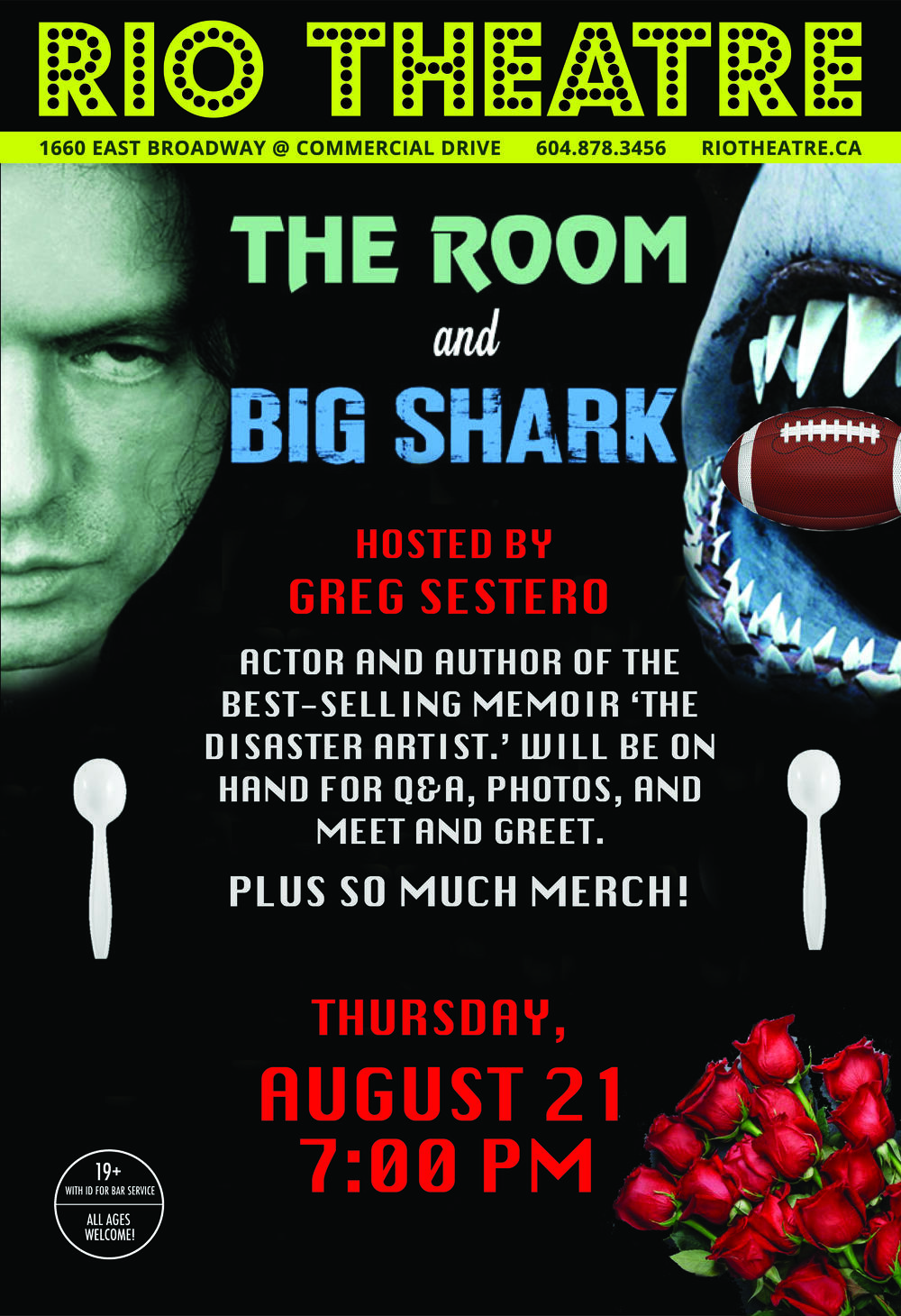 Greg Sestero Presents: The Room & Big Shark
