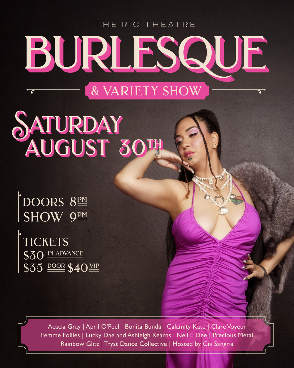 The Rio Theatre Burlesque & Variety Show