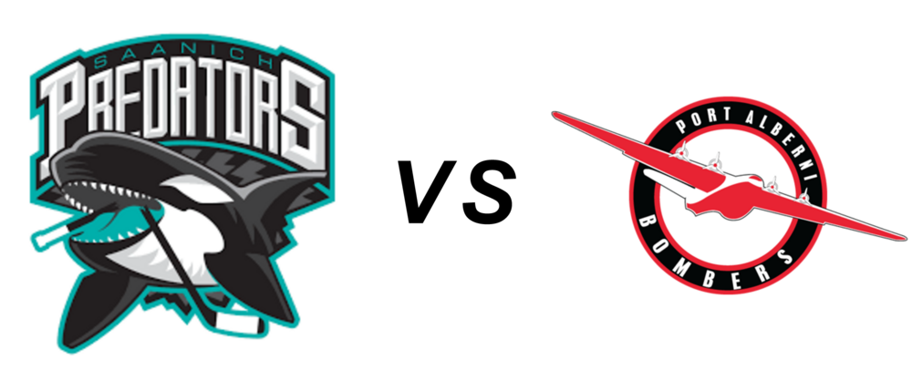 Saanich Predators vs Port Alberni Bombers