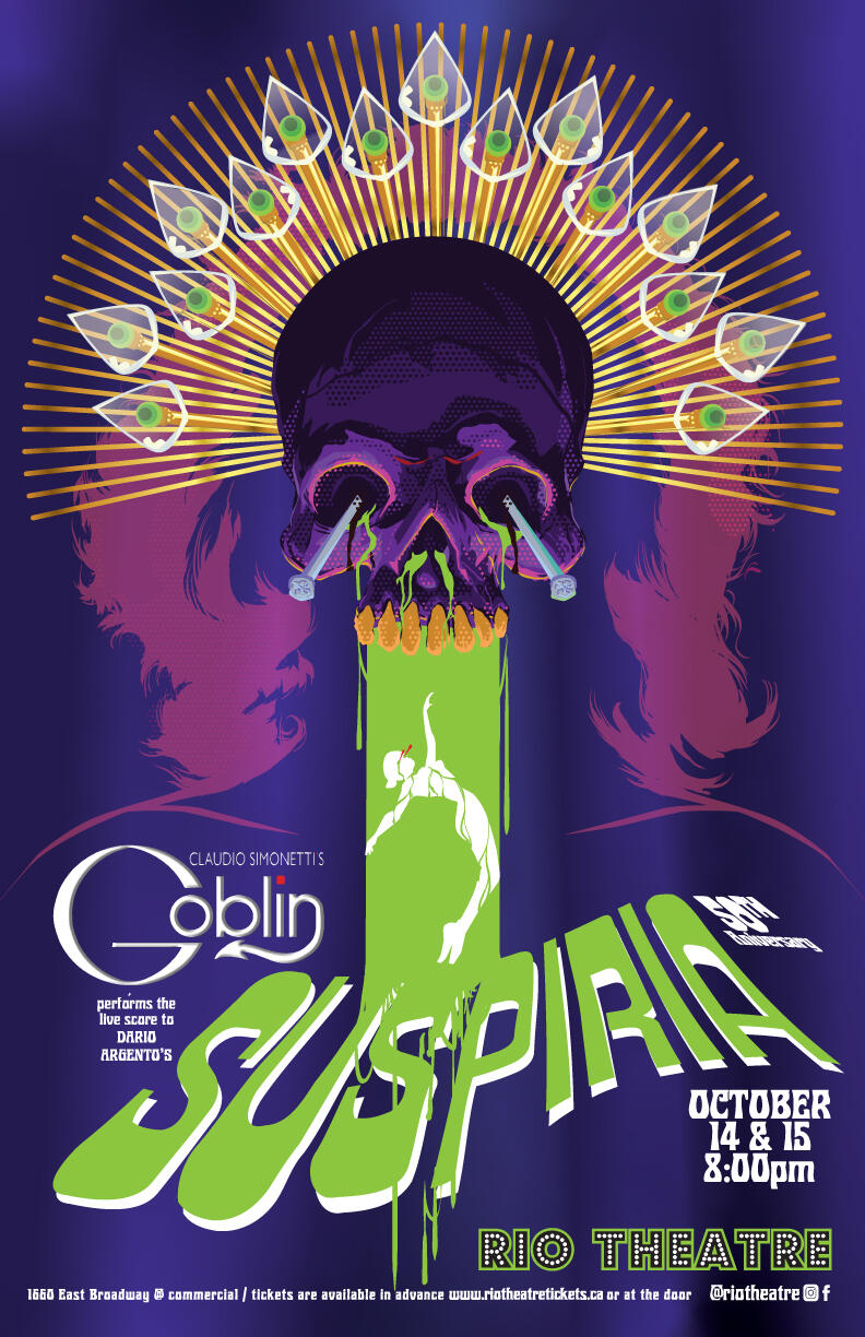 CLAUDIO SIMONETTI'S GOBLIN PERFORMING THE LIVE SCORE TO SUSPIRIA
