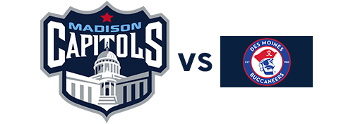 Madison Capitols vs Des Moines Buccaneers