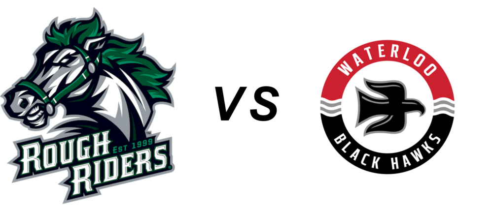Cedar Rapids RoughRiders vs Waterloo Black Hawks