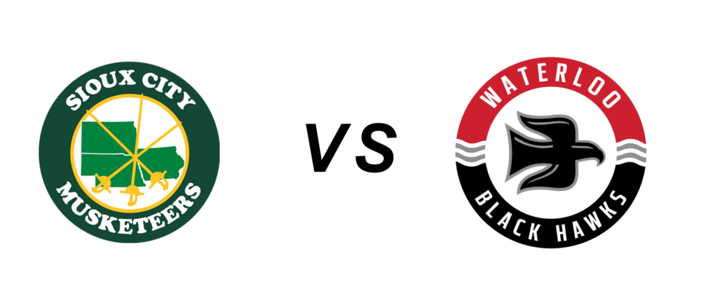Sioux City Musketeers vs Waterloo Black Hawks