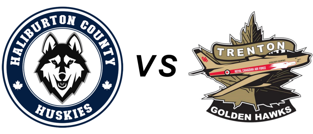 Haliburton County Huskies vs Trenton Golden Hawks