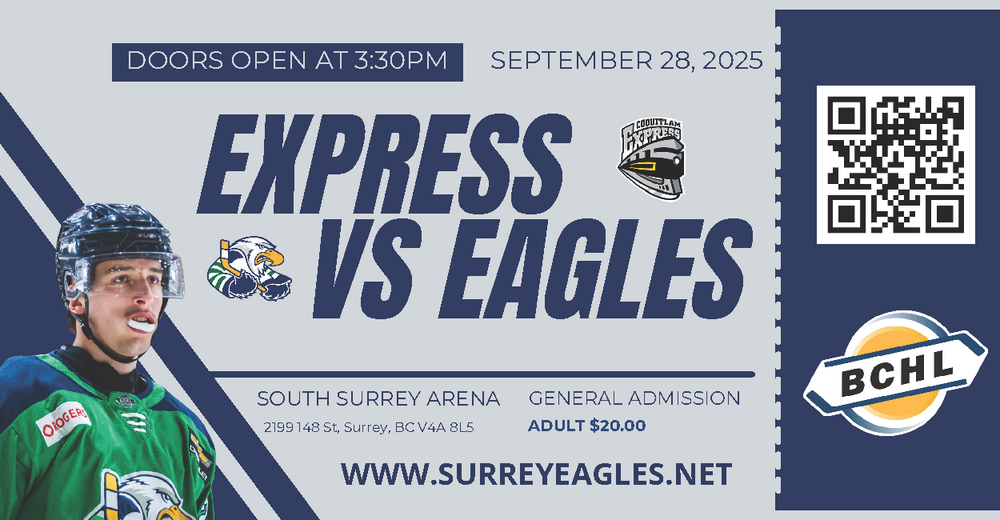 Coquitlam Express vs Surrey Eagles
