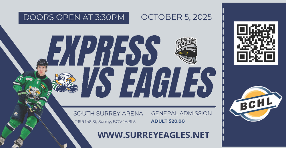 Coquitlam Express vs Surrey Eagles