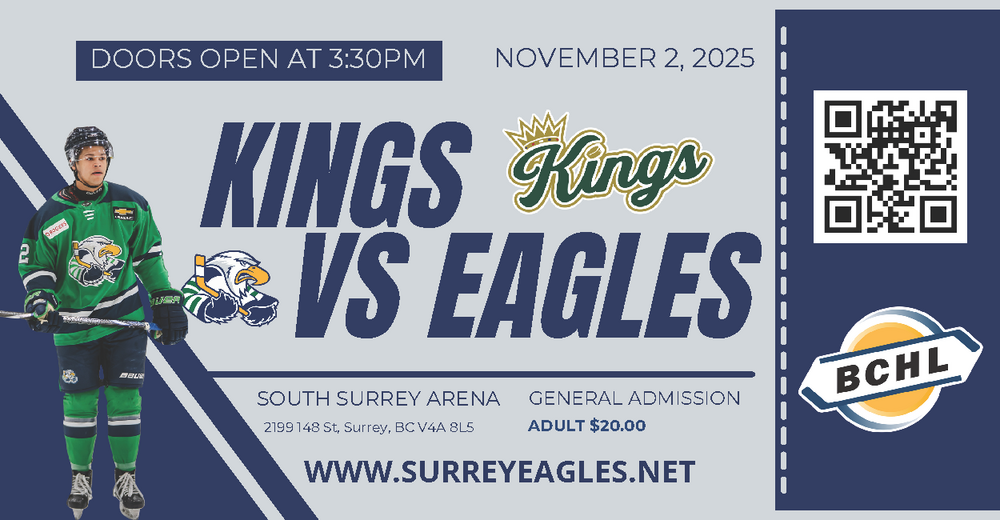 Powell River Kings vs Surrey Eagles