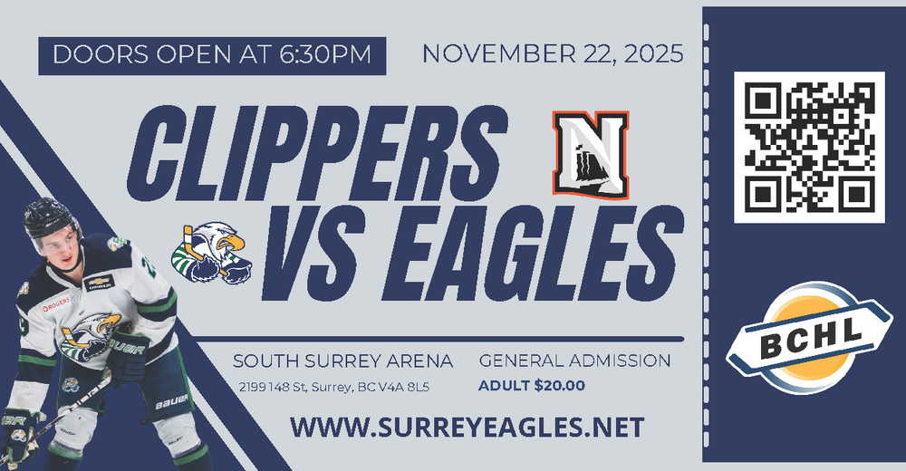 Nanaimo Clippers vs Surrey Eagles