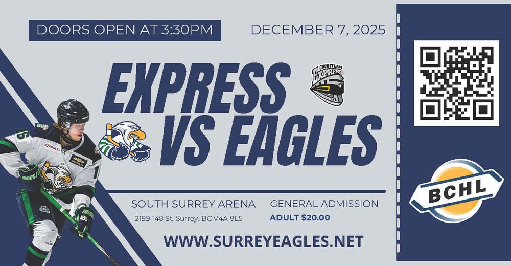 Coquitlam Express vs Surrey Eagles