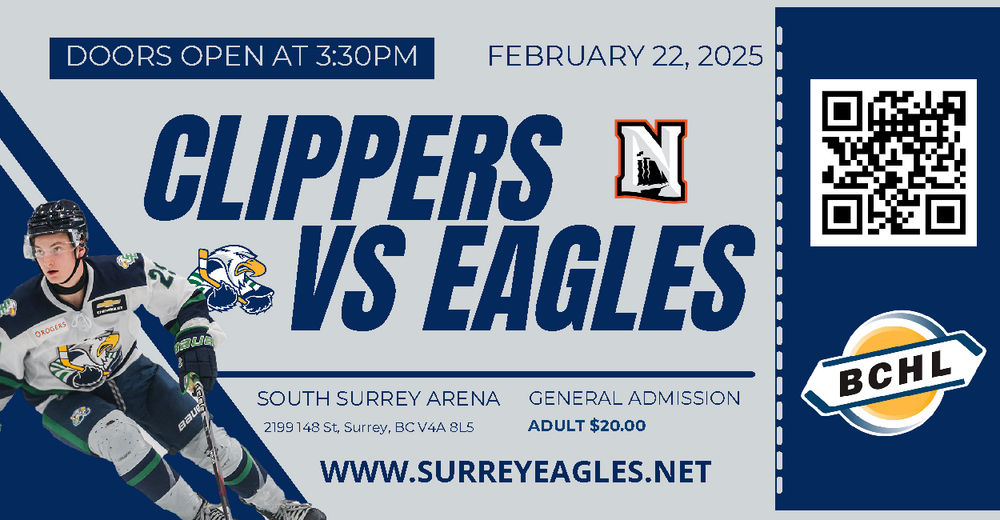 Nanaimo Clippers vs Surrey Eagles
