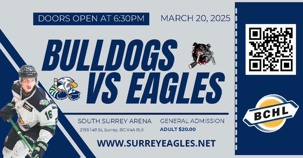 Alberni Valley Bulldogs vs Surrey Eagles