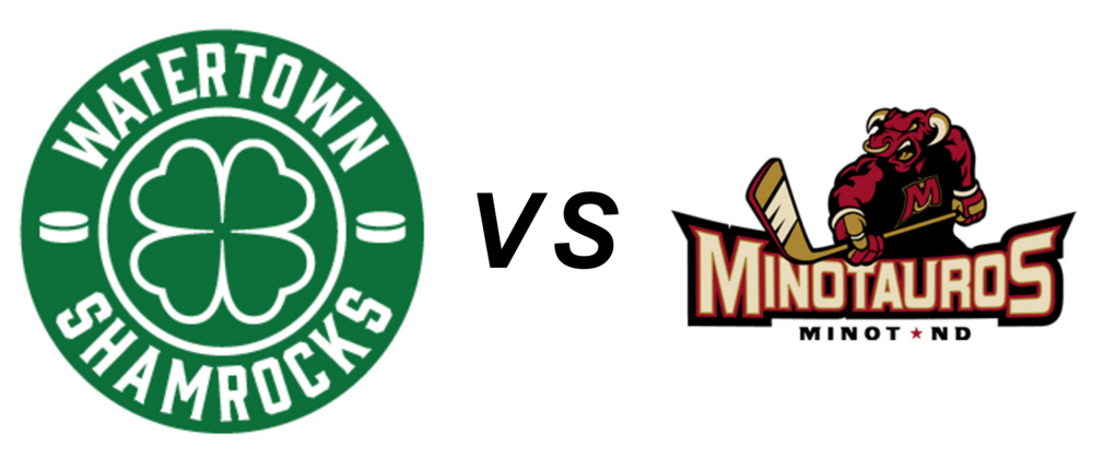 Watertown Shamrocks vs Minot Minotauros