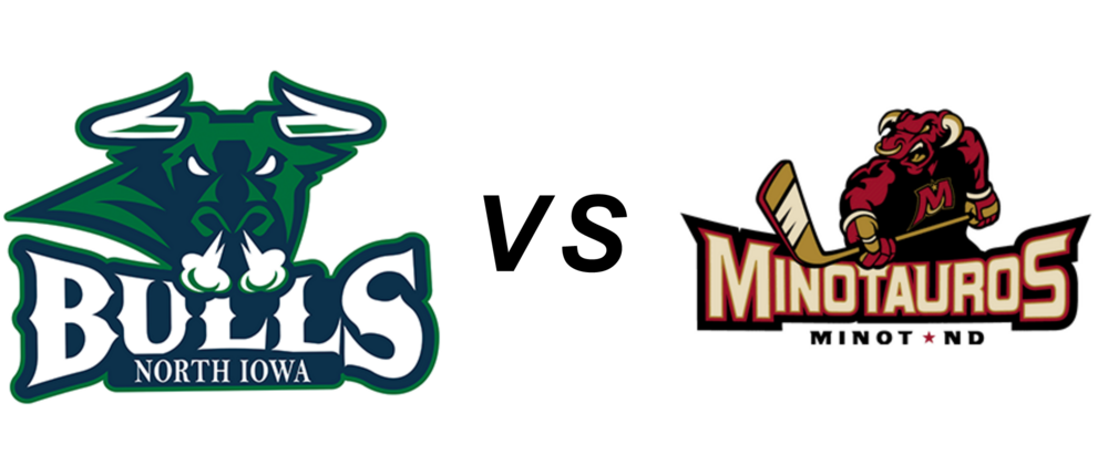 North Iowa Bulls vs Minot Minotauros