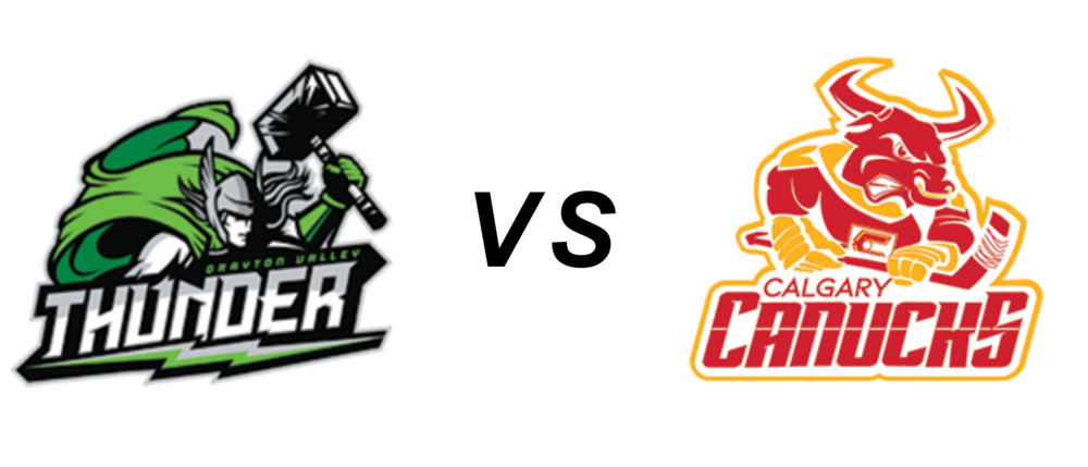 Drayton Valley Thunder vs Calgary Canucks