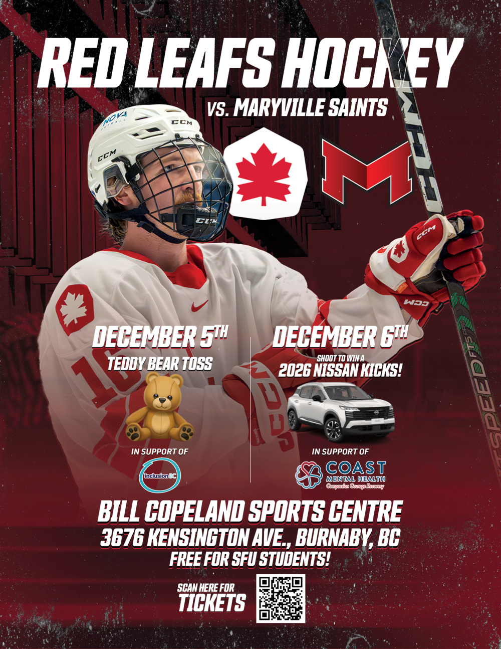 SHOWCASE | SFU Non-Conference Team hosts Maryville University Saints - Game 1 | Teddy Bear Toss