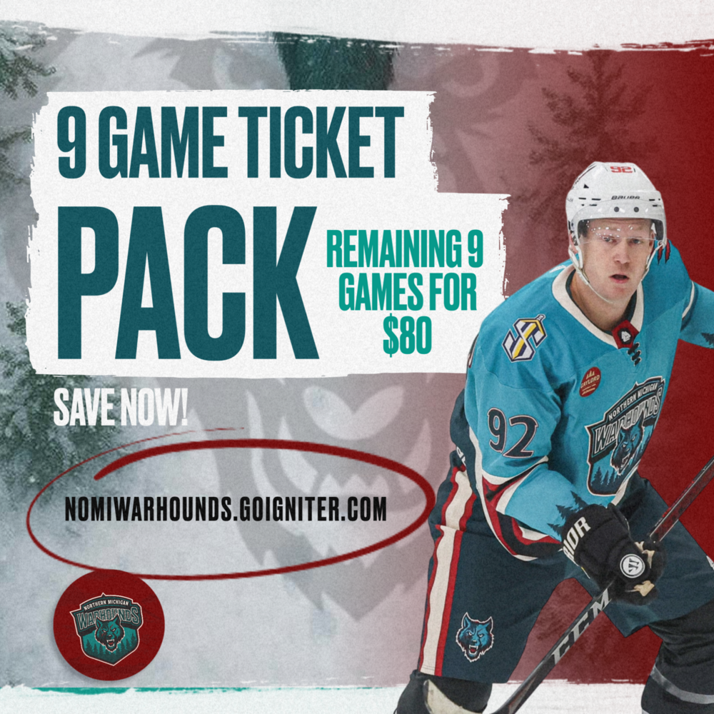 Remaining Warhounds Home Game Ticket Pack! 9 games!