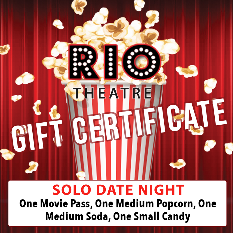 2026 Gift Certificate: Single Movie Pass and Concession