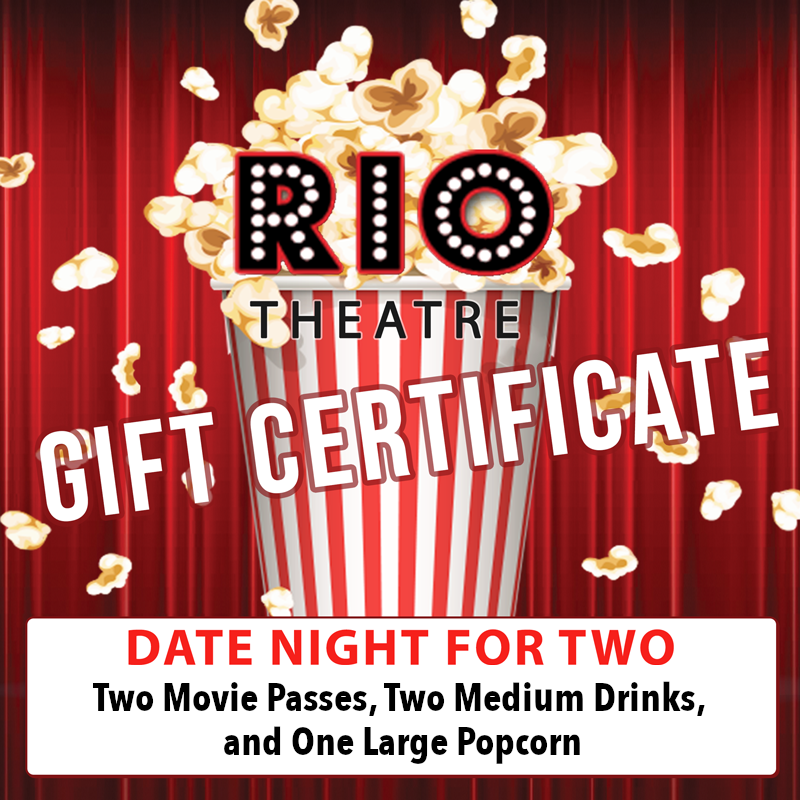 2026 Gift Certificate: Two Movie Passes and Concession