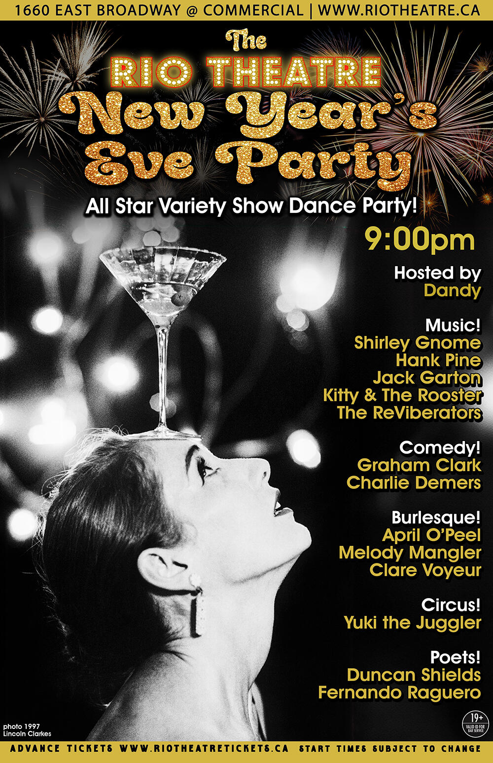 The Rio Theatre New Year's Eve Party!