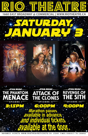 Star Wars: Episodes I-III Trilogy Marathon Pass