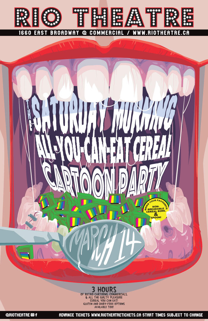 The Saturday Morning All-You-Can-Eat Cereal Cartoon Party!