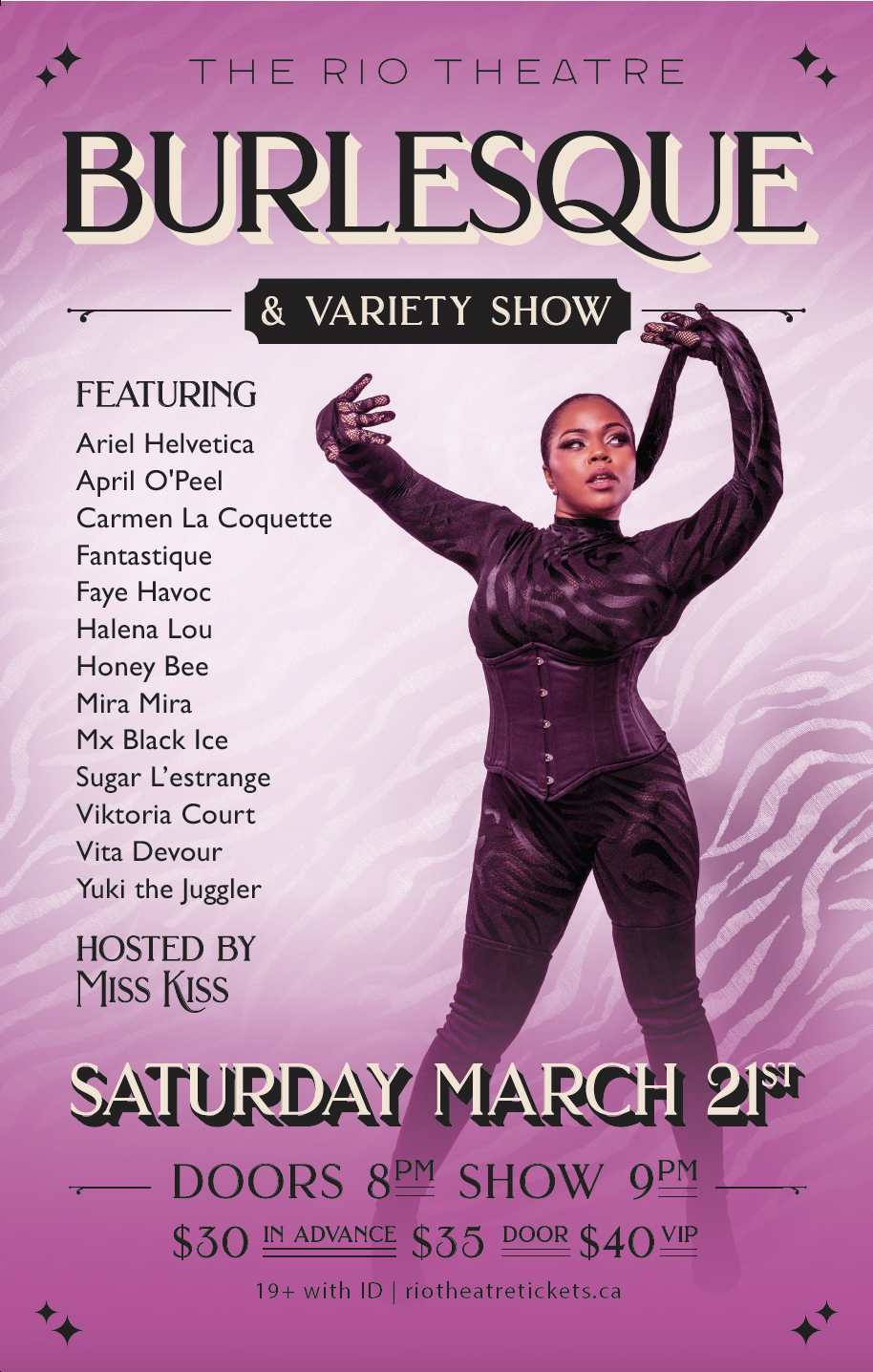 The Rio Theatre Burlesque & Variety Show