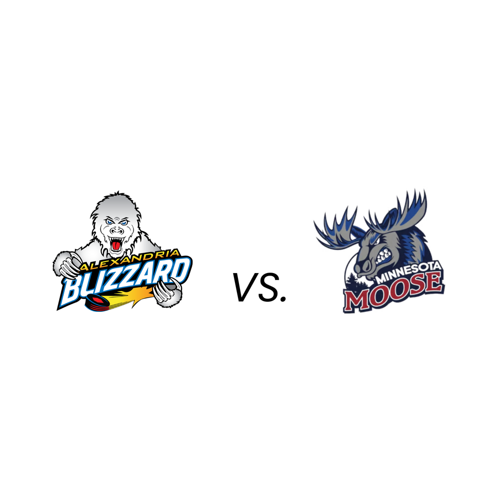 Minnesota Moose vs. Alexandria Blizzard - Playoff Game