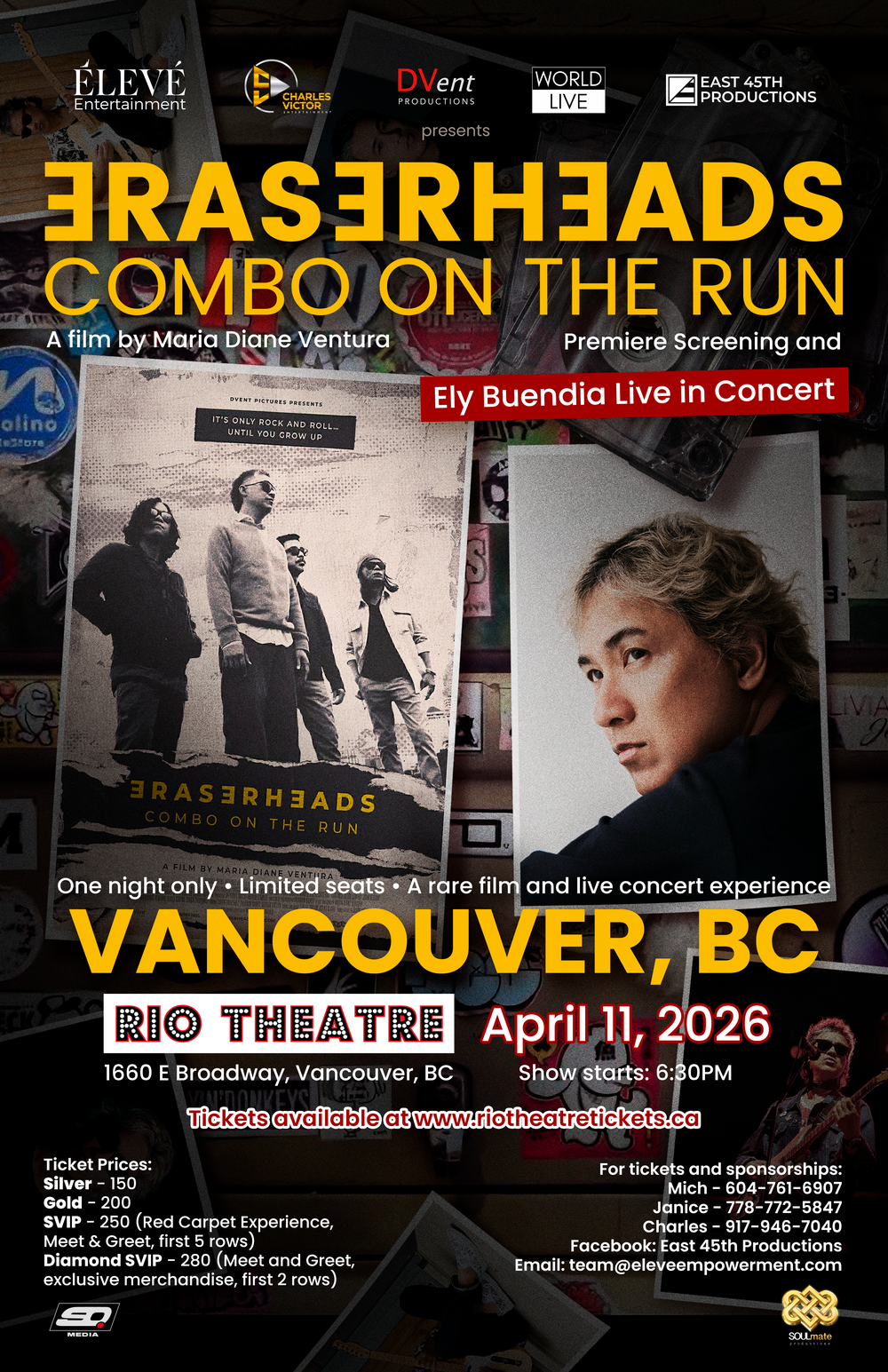 ERASERHEADS: COMBO ON THE RUN