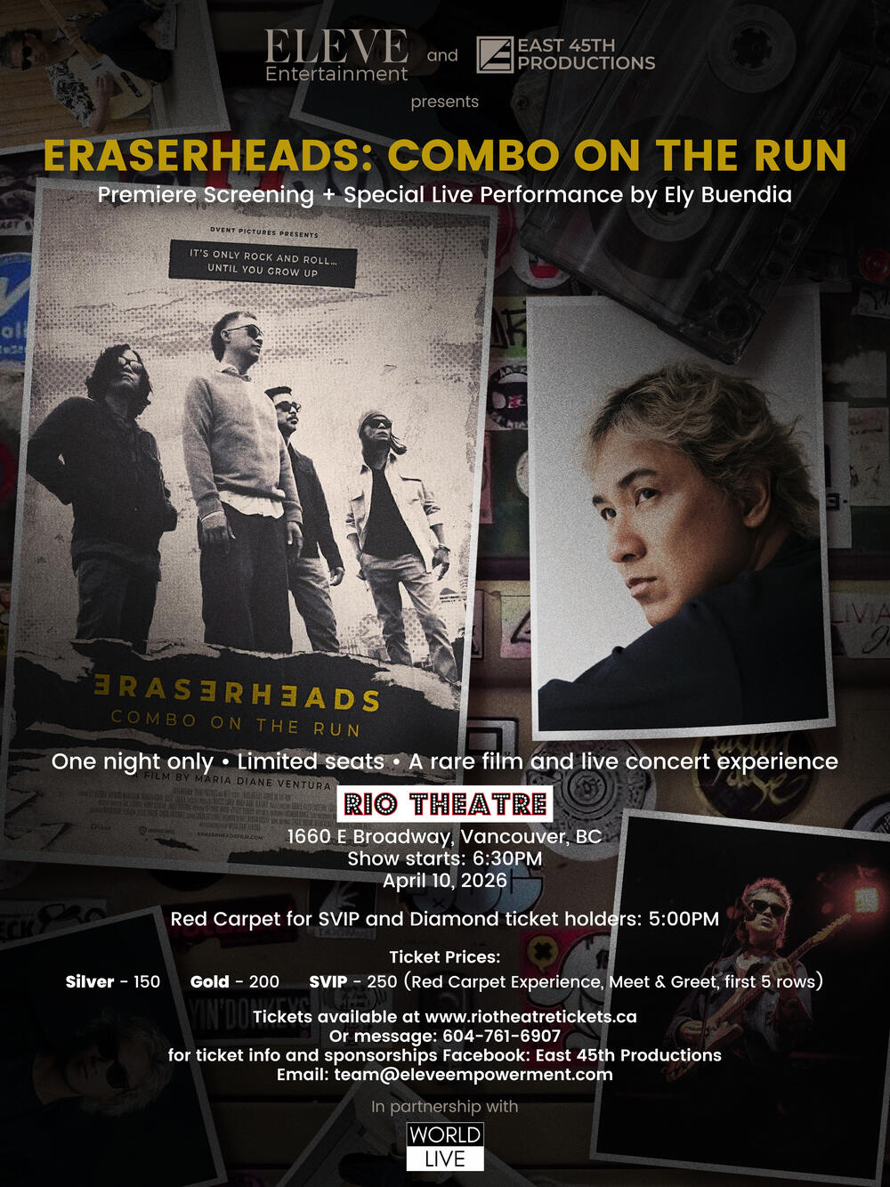 ERASERHEADS: COMBO ON THE RUN