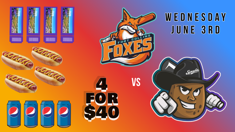 Ft. Collins Foxes vs Casper Spuds Home Game 4