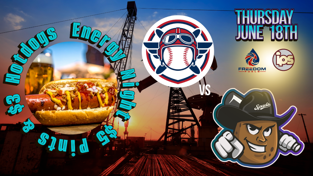 Energy Night Cap City Aviators vs Casper Spuds