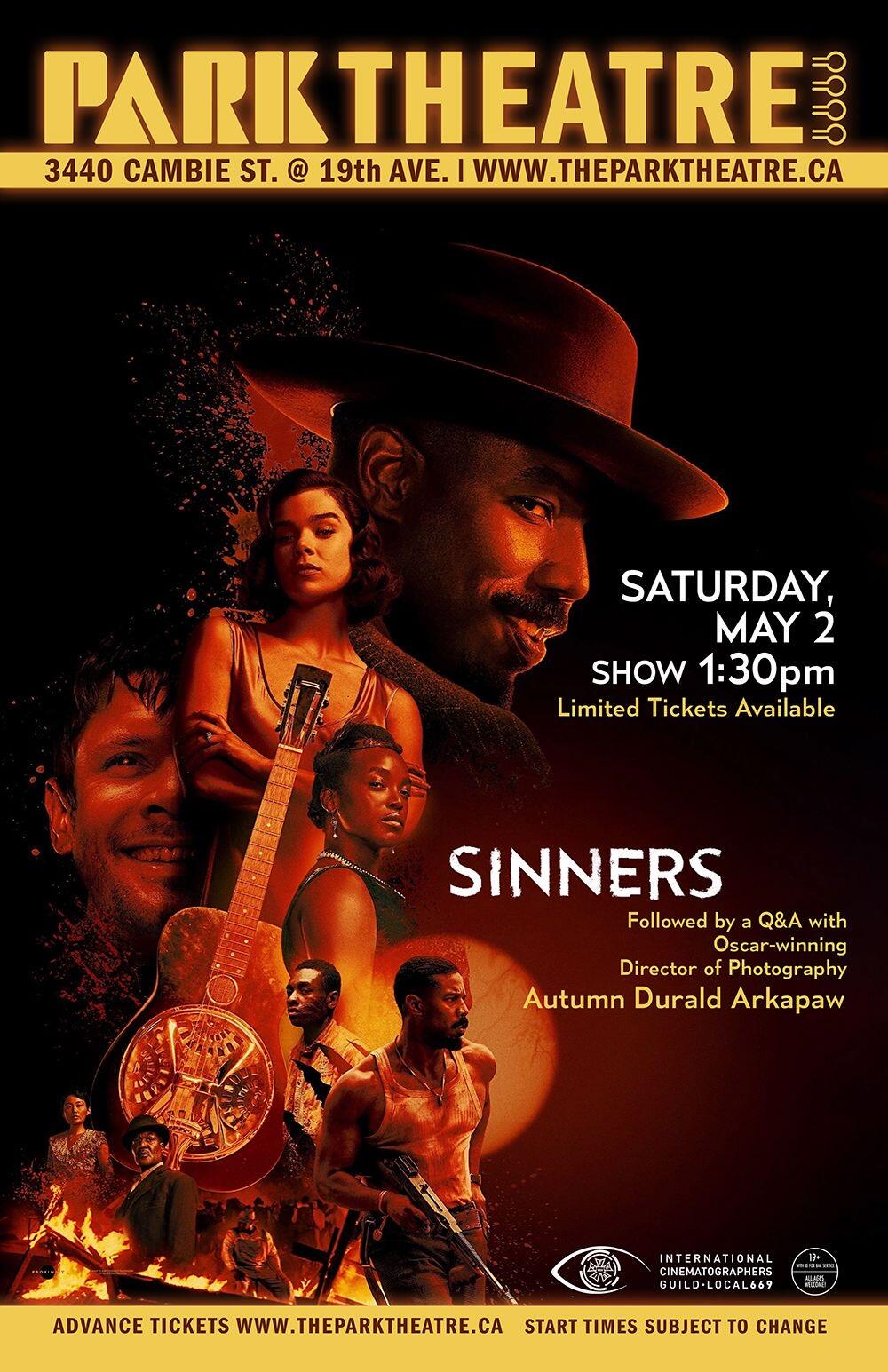 Sinners (Featuring a Q&A with Autumn Durald Arkapaw)