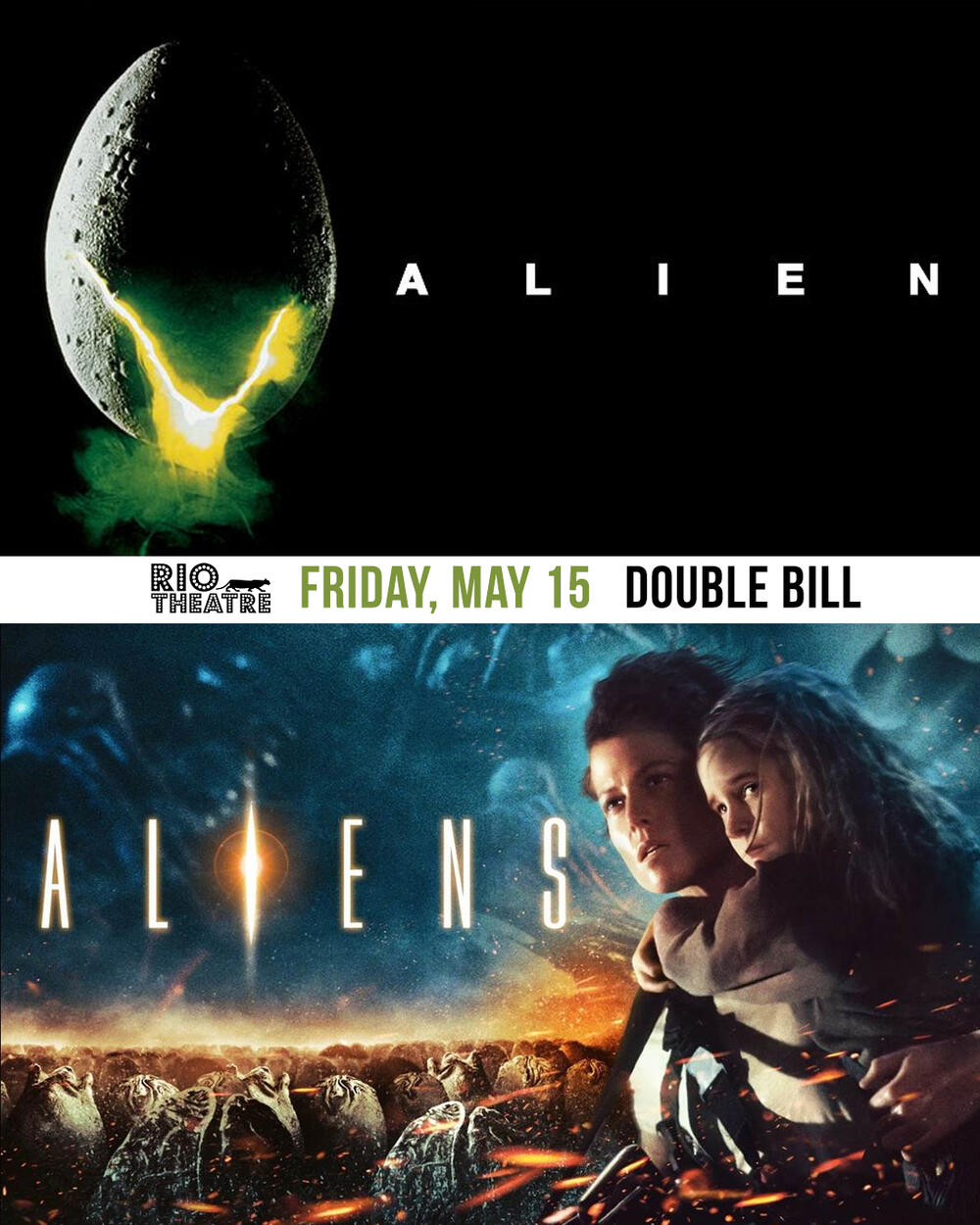 Alien (Director's Cut) + Aliens Double Bill 