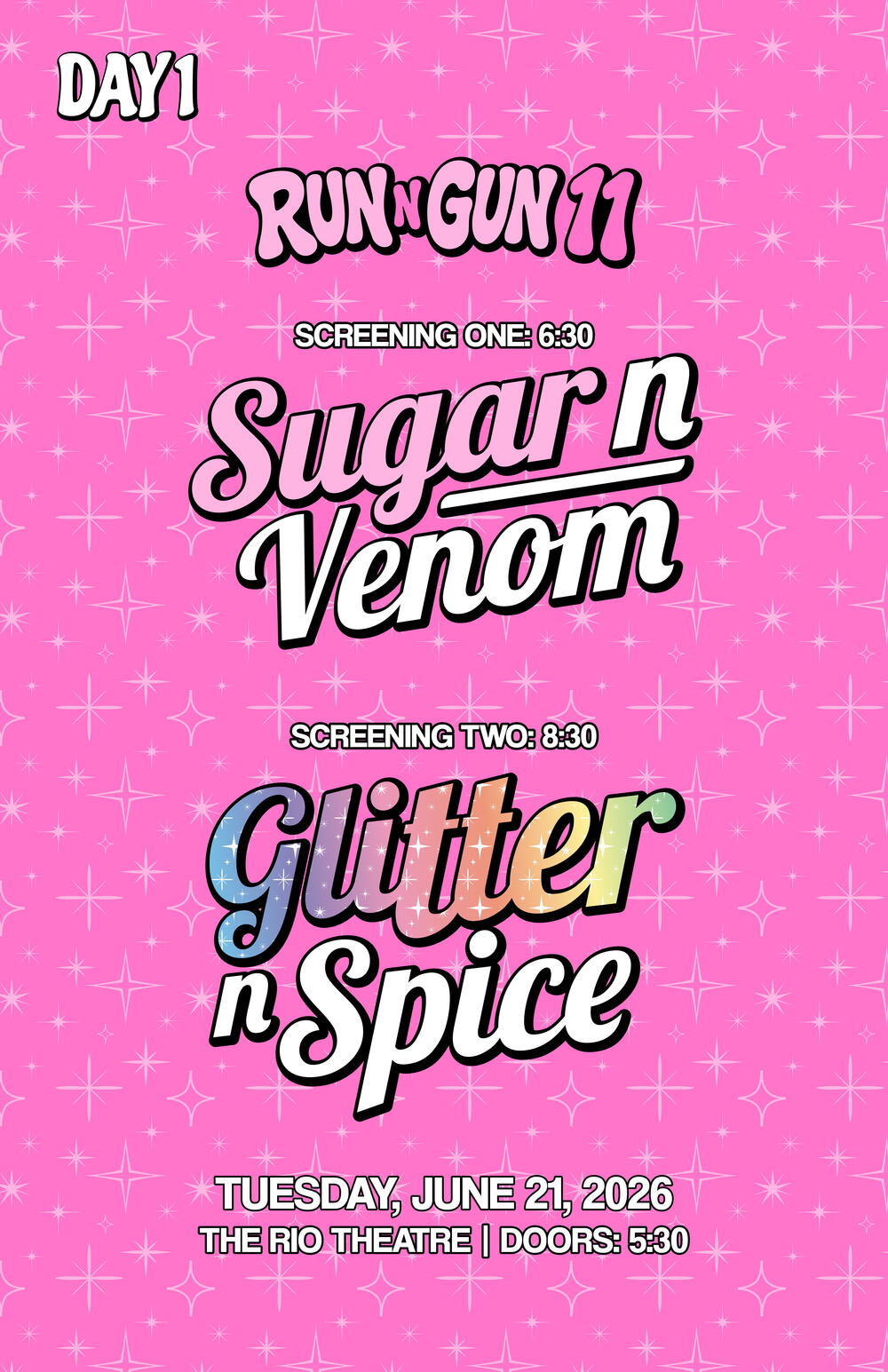 Run N' Gun 2026: Sugar N Venom + Glitter N Spice