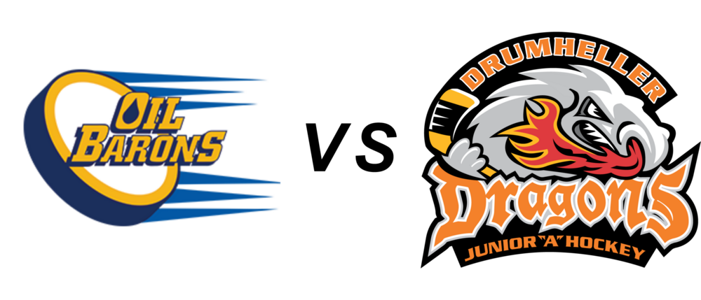 Fort McMurray Oil Barons vs Drumheller Dragons