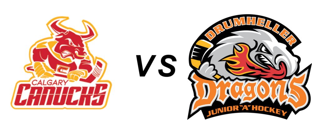 Calgary Canucks vs Drumheller Dragons
