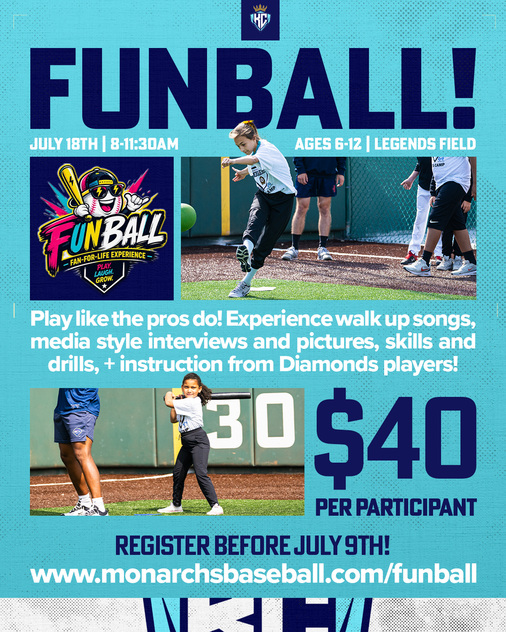Funball (Softball only)
