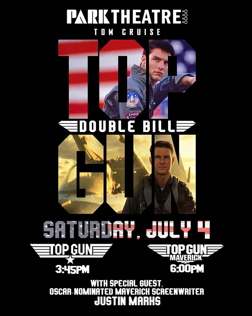 Double Bill: Top Gun (40th Anniversary Screening) w. Top Gun: Maverick