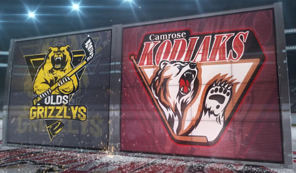 Olds Grizzlys vs Camrose Kodiaks  