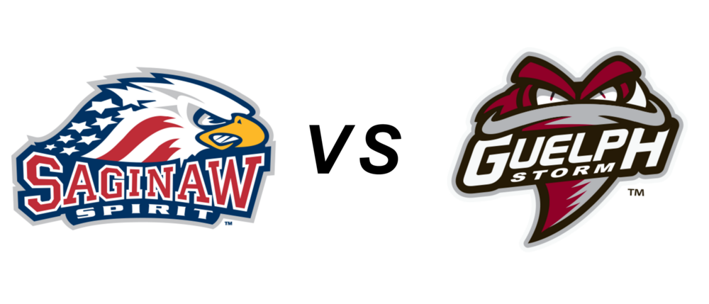 Saginaw Spirit vs Guelph Storm