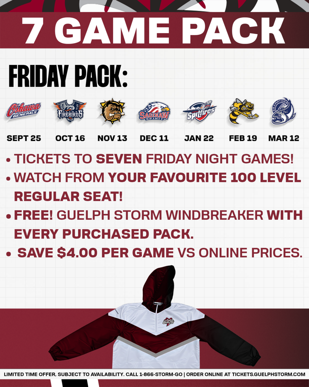 2026-27 Seven Game FRIDAY PACK