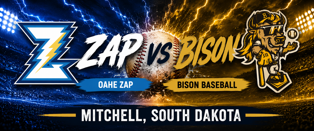 Bison Baseball Club vs Oahe Zap (Mitchell, SD)