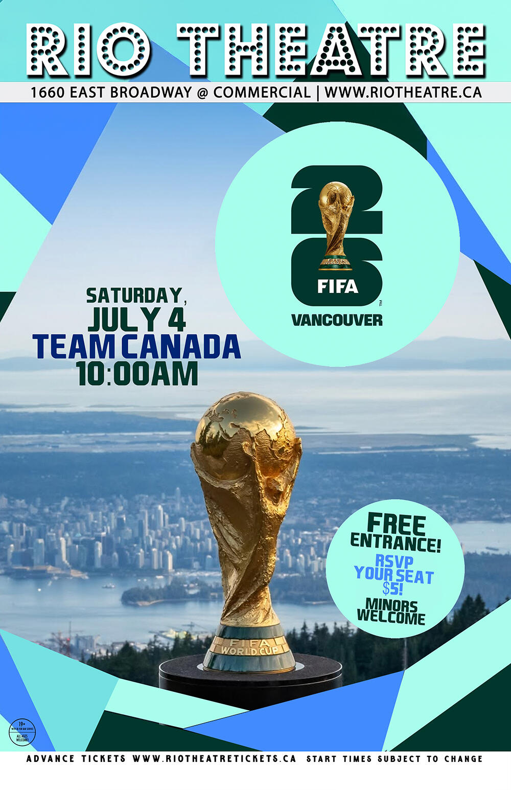 FIFA Canada vs. Team TBD: Big Games. Big Sound. Big Screen! 