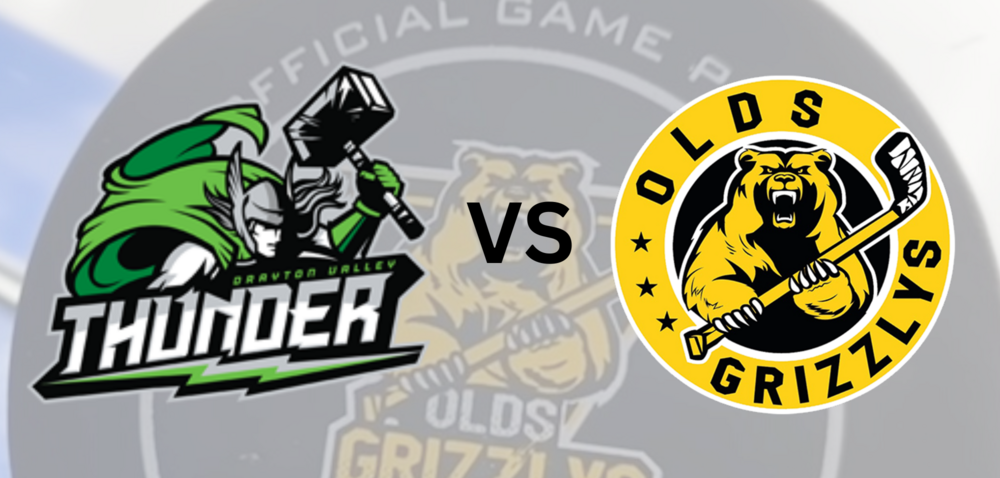 Olds Grizzlys VS Drayton Valley Thunder