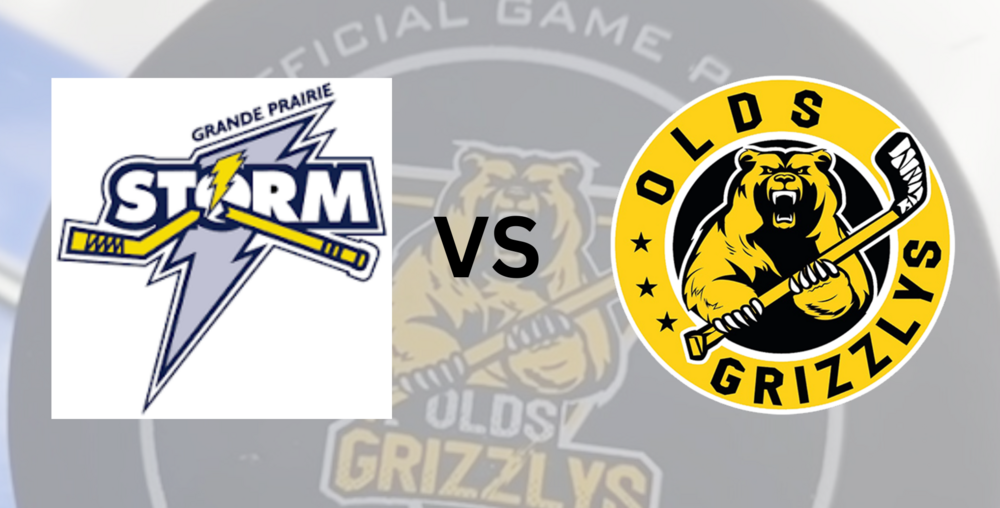 Olds Grizzlys VS Grande Prairie Storm
