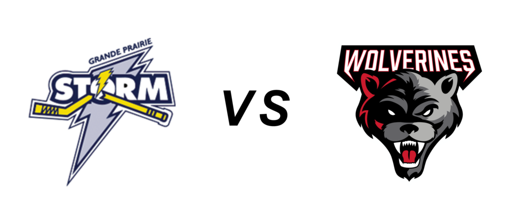 Whitecourt Wolverines vs Grande Prairie Storm