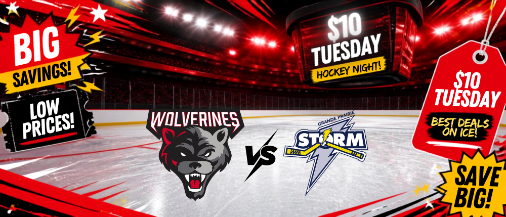 Whitecourt Wolverines vs Grande Prairie Storm