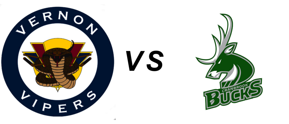 Vernon Vipers vs Cranbrook Bucks